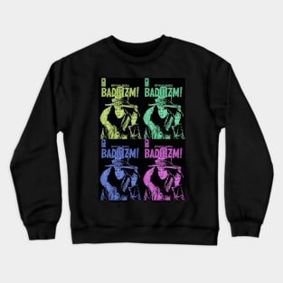 erykah badu retro design colorful retro design Crewneck Sweatshirt